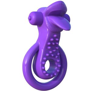 FANTASY C-RINGZ ZANILLA DOBLE CON LENGUA ESTIMULANTE