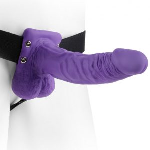 FETISH FANTASY SERIES 7″ ARNES CON TESTICULOS HUECO MAN 17.8 CM LILA