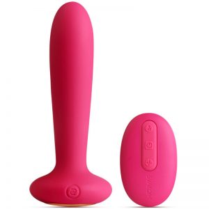 SVAKOM PRIMO PLUG ANAL HEATING CONTROL REMOTO 12CM ROJO VINO