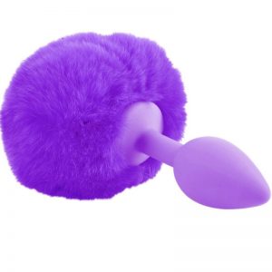 NEON PLUG COLA CONEJO LILA